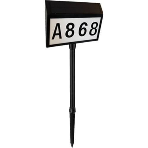 Outdoor waterproof Solar house numbers(0-9) Yard solar illuminated address number