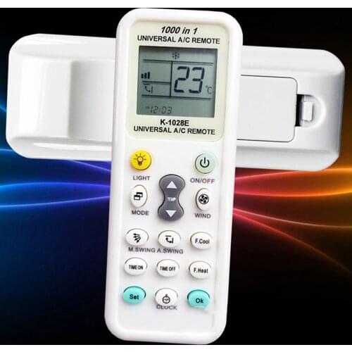 White Universal Remote Controller For Air Condition K-1028E 433 HZ Low Power Consumption LCD A/C Muli Remote Control Controller
