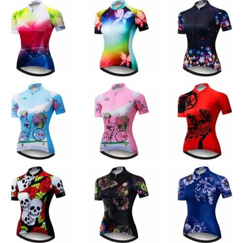 2020 Cycling Jersey Women Short Sleeve MTB Road Bike Jersey Shirts Top Maillot ropa ciclismo quick dry Bicycle jersey for women