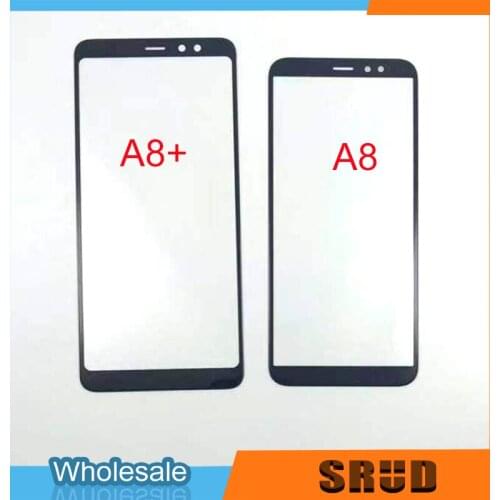 10pcs LCD Outer Glass With OCA Laminated for Samsung Galaxy A8 2018 A530 A530F A8 Plus A730 A730F Replace Cracked Outer Glass