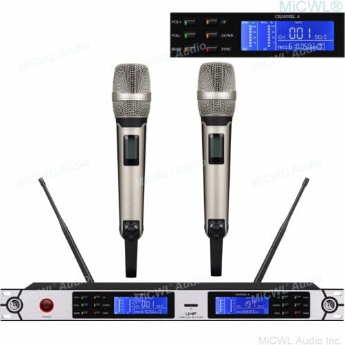 High Quality SKM9000 Professional Handheld Wireless Microphone System SKM 9000 Champagne Limited edition