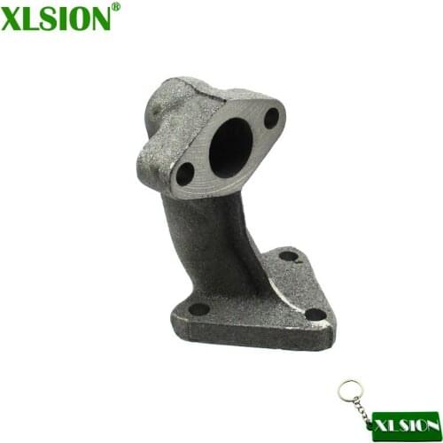 XLSION Muffler Exhaust Pipe Manifold For Honda 11HP GX340 13HP GX390