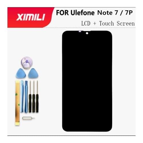 6.1inch NEW For Ulefone Note 7 / 7P LCD Display + Touch Screen Digitizer Assembly Replacement 100% Tested For Ulefone Note7 Note