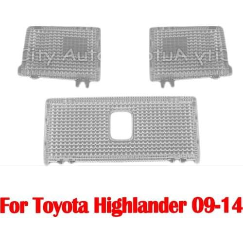 1pcs For Toyota Highlander 09-14 Auto Inner Reading Light Cover Lid Indoor Roof Ceiling Light Dome Lamp Cap Shell Trim Lid