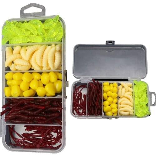 160 Pcs/Set Fishing Lures Set Mixed Colors Minnow Spoon Hooks Soft Lure Kit With Box Artificial Bait Fishing Pesca L53