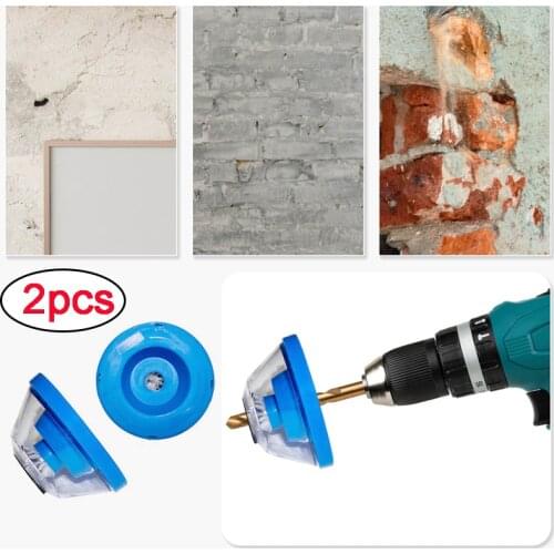 2pcs Bowl-shaped Electric Drill Dust Cover Ash Bowl Impact Hammer Drill Dust Collector Must-Have Accessory for Wall Drilling