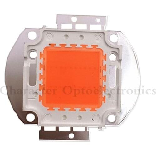 2PCS High Power 20W Full Spectrum 380~840nm SMD LED Frow Chip BridgeLux Light Lamp For Plant Grow