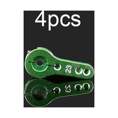 4Pcs 23T 25T Metal Servo Horn Servo Arms Steering Rocker For JR/KO/Sanwa/Futaba/Savox/Xcore/HL/HSP/HD power/Go tech Servo