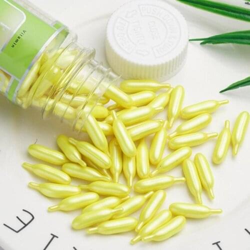 90pcs/set Aloe Vera Vitamin E Serum Capsules Cream Moisturizing Spot Acne Removing Repair Ance Scar Anti Wrinkle Brighten Skin