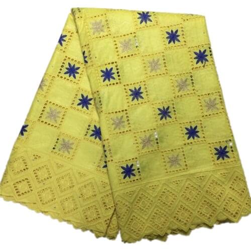 African Swiss Lace Fabric 2021 High Quality Nigerian Cotton Lace Fabric Designer Swiss Voile For Party Dress PL-80