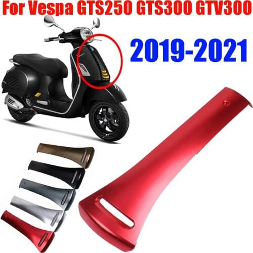 For Vespa GTS250 GTS300 GTV 300 2019-2021 Motorcycle Accessories Front Frame Horn Guard Decoration Cover Protector Face Mask