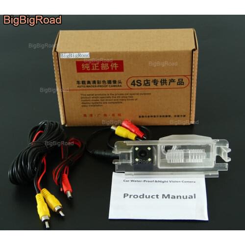 BigBigRoad For Renault Sandero / Dacia Sandero II 2012 2013 2014 2015 2016 Car Rear View Reverse Backup parking Camera
