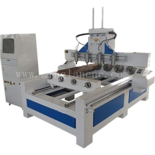 Four spindles cnc router multi-head wood engraving machine with rotary