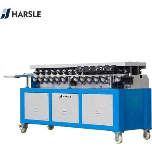 HARSLE T12 Style TDF Flange Forming Machine for Square Duct Ventilation