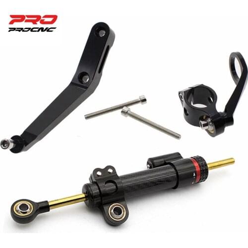 Carbon Motorcycle Steering Damper Mounting kit Support Bracket Stabilizer For Honda CBR 929RR CBR929 RR CBR 929 RR 2000-2001