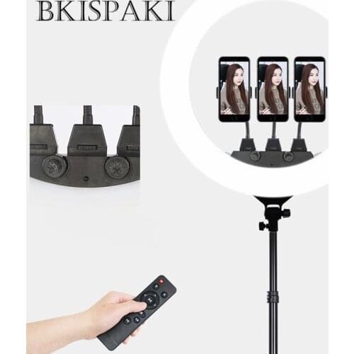 18Inch Live Broadcast Photo Studio Video Lighting LED Ringlight Photography Dimmable Ring Lamp With Tripod for Portrait Makeup