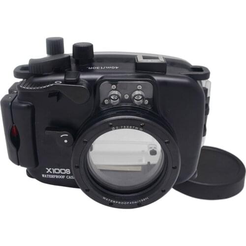 Mcoplus 40m/130ft Underwater Waterproof Housing Case Bag for Fuji Fujifilm X100S with Accurate Alarm Buzzer Equipment