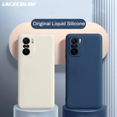 Soft Solid Color Silicone Case For Xiaomi Redmi K40 K30 Note 10 9A 9S 9T 8 Mi 11 10T Pro POCO F3 M3 X3 NFC Lite Original Cover