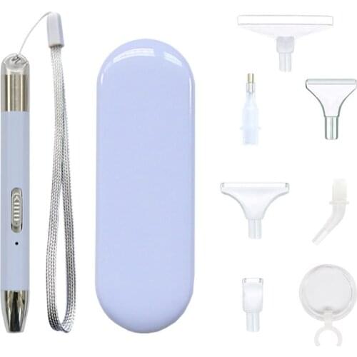5D Diamond Painting Point Drill Pen Set USB Rechargeable Lighting DIY Luminous Embroidery Diamond Drawing Drill Pen