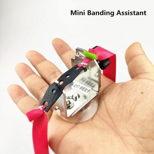 Rubber Band Bundler Quick Binder Slingshot Rubber Band Assistant Outdoor Bow Stainless Steel Tied Rubber Band Tool Toys