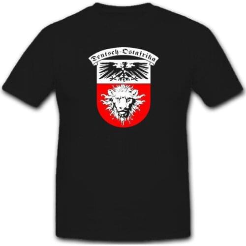 2019 New Fashion Brand Clothing Print Round Neck Man German East Africa Germany German Colony Coat of Arms Tshirts