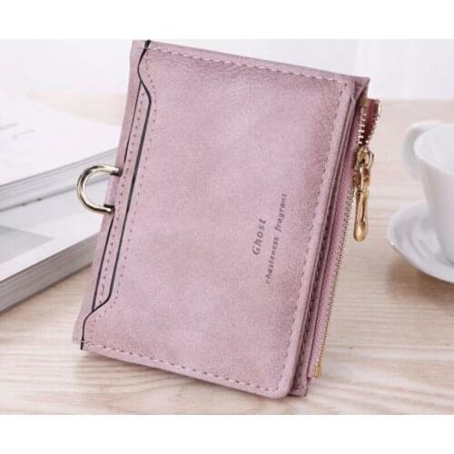 2020 NEW Women Wallet Small Money Purse Wallet Ladies PU Leather Folding Short Purse Card Holder /BY
