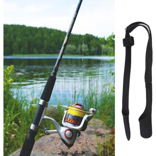 Fishing Rod Strapping Fishing Gadget Spinning Fishing Rods Rod Protection Anti Slip Pole Cap Storage Bag Fishing Gear