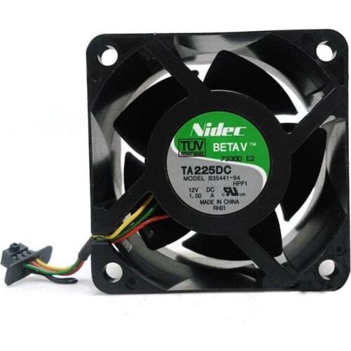 Original 6038 B35441-94 DC 12V 1.50A TA225DC 60*60*38MM 6cm 4 Lines Cooling Fan