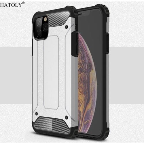 For Cover iPhone 11 Case Anti-knock Rugged Armor Back Cover For iPhone 11 Pro Silicone Phone Bumper Case For iPhone 11 Pro Max