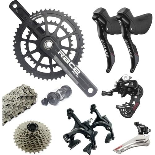 SENSAH EMPIRE 2x11 Speed 22s Road Bike Groupset RACEWORK Bicycle Crank Cassette Chain Shifter Derailleur Brake UT 105 R7000