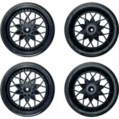 WPL D12 Tires 4pcs Upgrade Wheel Rim Wheel Hubs Rubber Tires RC Car Spare Parts Accessories Children Toys