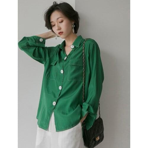 Women blouses korean fashion clothing