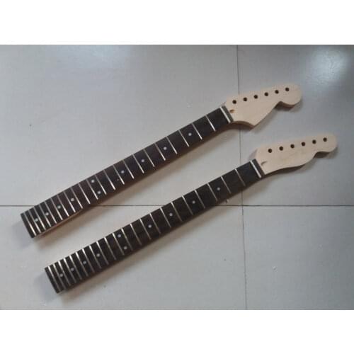 2pcs Unfinished Guitar Neck Replacement maple 22 Fret for ST/TL style