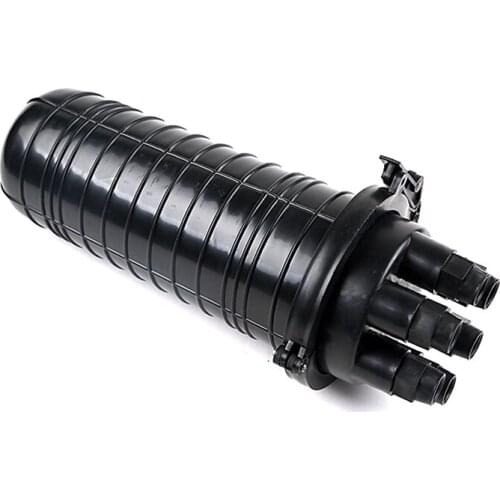 3 in 3 out vertical cable connector box 6 hole barrel connector type fiber fusion box horizontal cable connection box PP materia