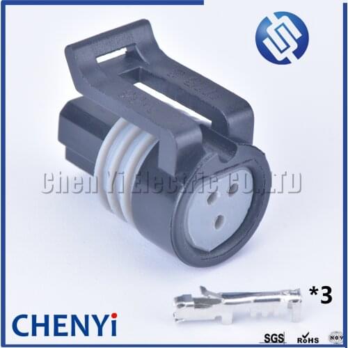 5 sets 3 pin waterproof automotive oil Fuel Pressure Sensor Connector plug 12110192 12065287 12078090