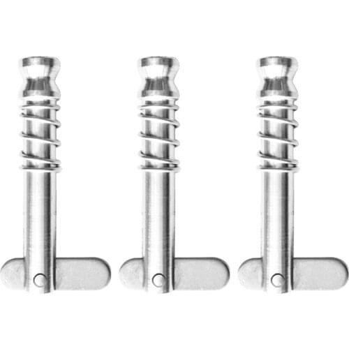MagiDeal 3x Stainless Steel Quick Release Pin for Boat Bimini Top Deck Hinge