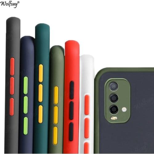 For Xiaomi Redmi 9T Case Silicone Matter Rubber Protective Case for Xiaomi Redmi 9T Cover For Redmi 9T Note 9 Poco X3 NFC Case