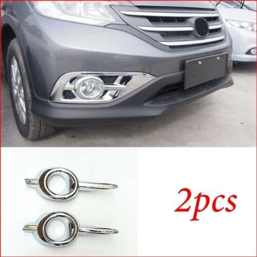 For External anti fog lamp covering, flashing anti fog lamp, chrome front fog lamp, Honda CRV CR-V 2012-2014