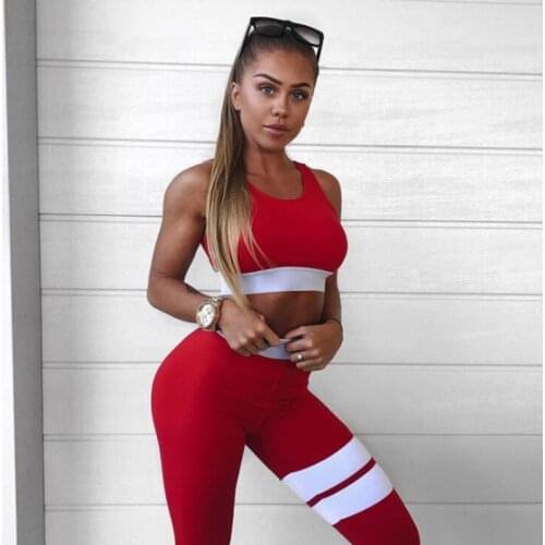 Jumpsuit Yoga Sets Women Gym Clothes Sports Wear Suit Set Fitness Clothing Outfits for Woman Fit Dry Sports Bra Brand Leggings L