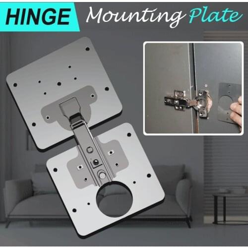 Mintiml® Hinge Repair Plate Cabinet Door Luggage Furniture Hinge Wood Boxes Hinge Vintage Furniture Decoration With Screw Tools