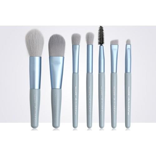 Colorful 7Pcs/set Makeup Brushes Sets for Foundation Powder Cosmetic Blush Eyeshadow Women Beauty Make Up Brush