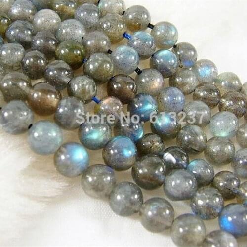 Natural Labradorite beautiful stone 8mm charming round Loose popular Beads diy Jewelry making 15 inch BV163