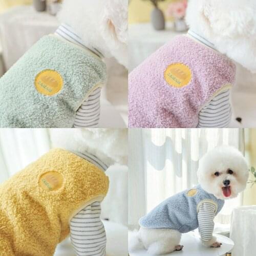 Small Dog Clothes Warm Winter Dog Coat Cotton Fleece Puppy Clothes Puppy Vest Jacket Clothing French Bulldog Chihuahua
