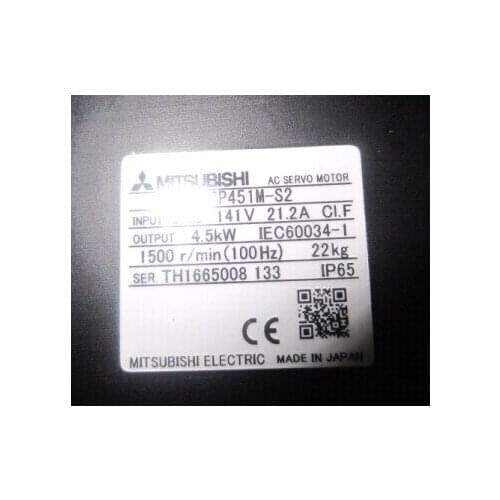 Original Japan Mitsubishi servo motor ac 4.5kw HF-SP451M-S2/HF-SP421/HF-SP501