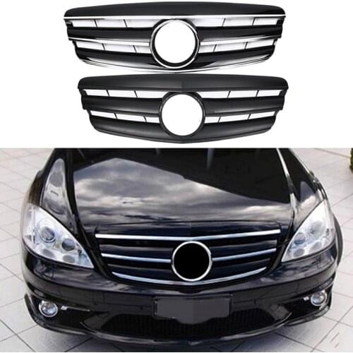 Front Racing Center Grille Facelift Bumper Grill For Mercedes Benz W221 S-Class 2006 2007 2008 2009