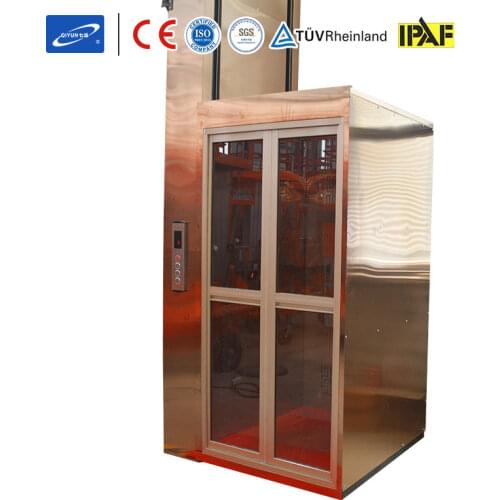 Qiyun New 2021 Easy Installation 220V 3m 6m Lift Hydraulic Home Lifts Residential Villa Elevator with CE ISO