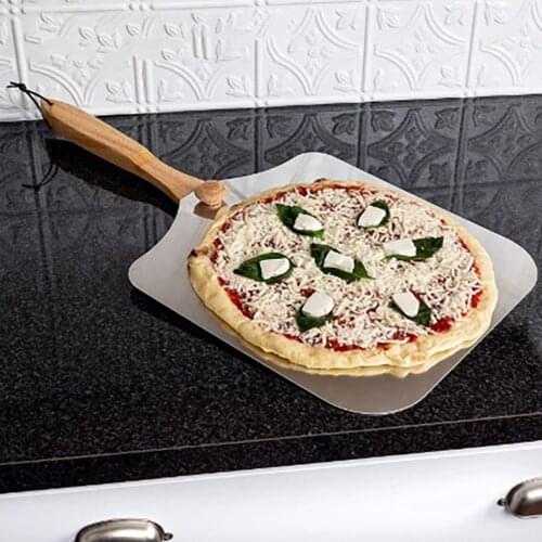 Pizza Peel Pizza Turning Peel Pizza Shovel Pizza Tool for Kitchen Bar Cafe for Baking Homemade Pizza Bread
