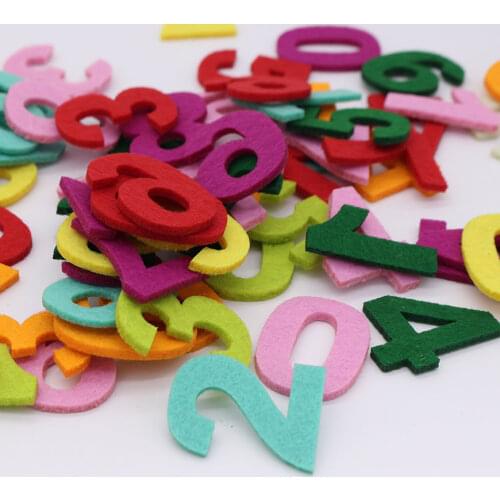 Number 0-9 DIY Felt,For Sewing Craft Colth,Scrapbooking,Fieltro Feltro,Specify The Color You Need,Customize