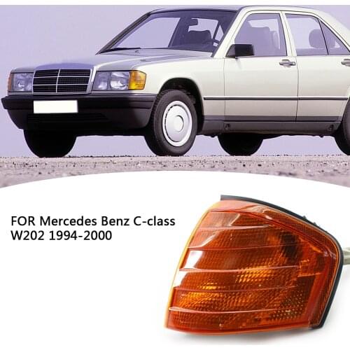 Amber Lens Corner Light Signal Lamp Suitable for Mercedes-Benz C-Class W202 C36 AMG C43 AMG 1994-2000 Car Light Accessories