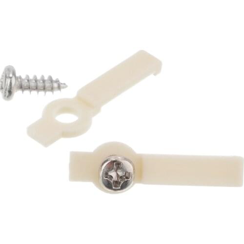 100pcs/lot LED Light Strip Connector Fixing Mounting Bracket Fix Clip W/Screws For 5050 3528 LED Strip Light